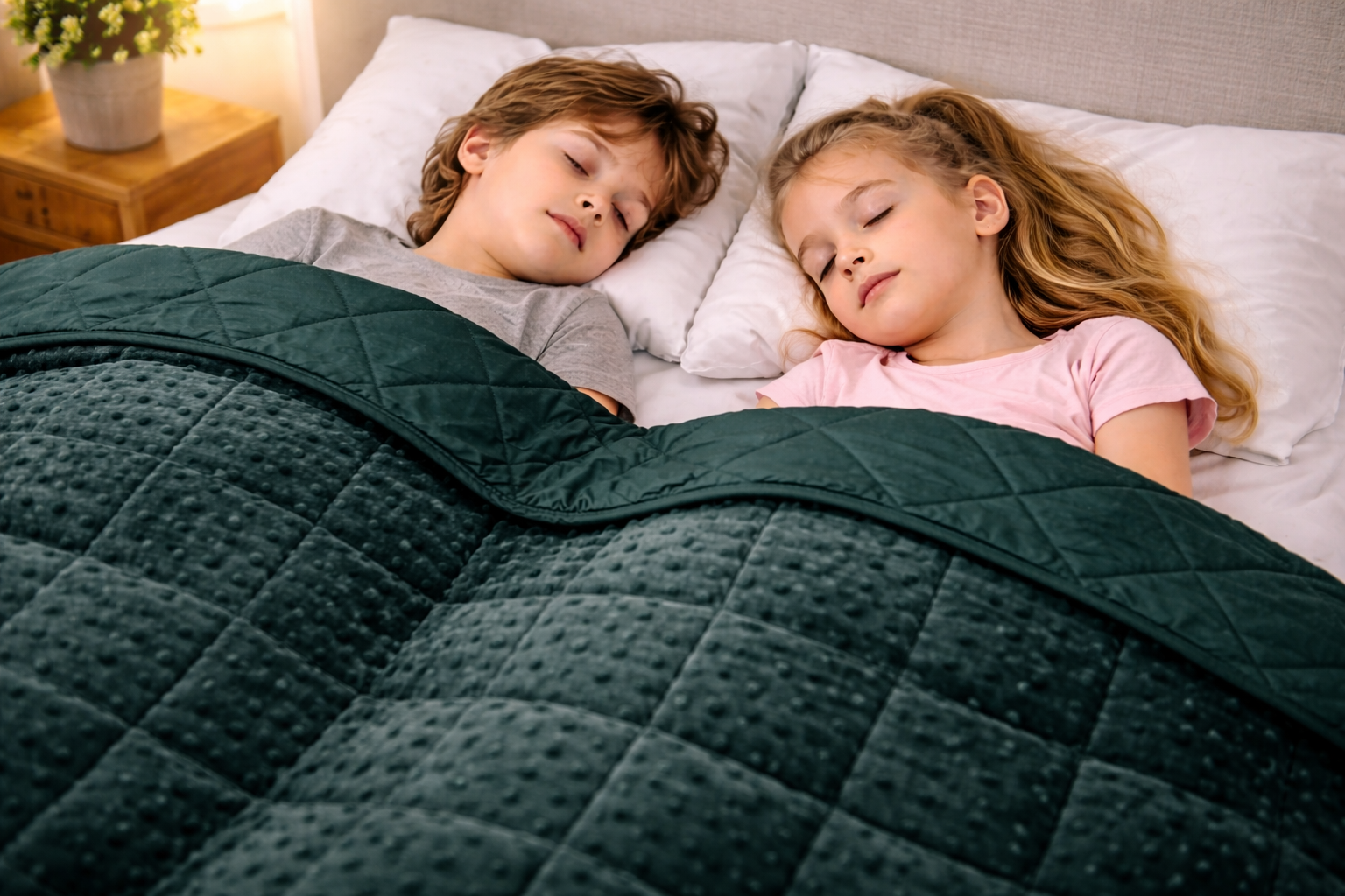 CalmCloud Coco Comforting Weighted Blanket, 3 lb