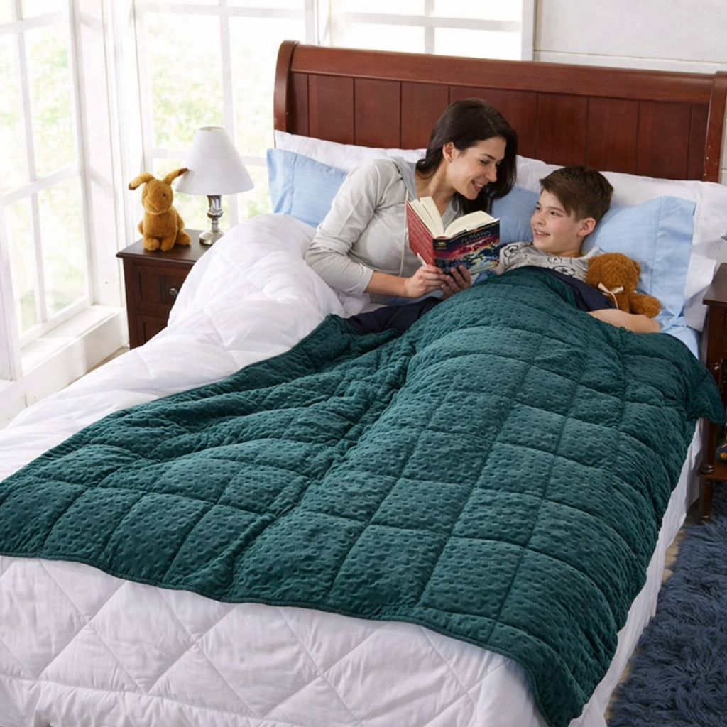 CalmCloud Coco Comforting Weighted Blanket, 3 lb
